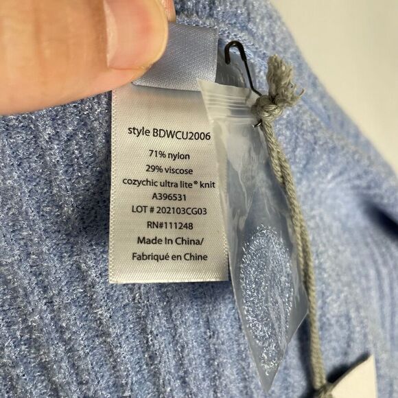 Barefoot Dreams NWT CozyChic Namaste Rib Hooded Cardi - Women’s 2X - Picture 6 of 9